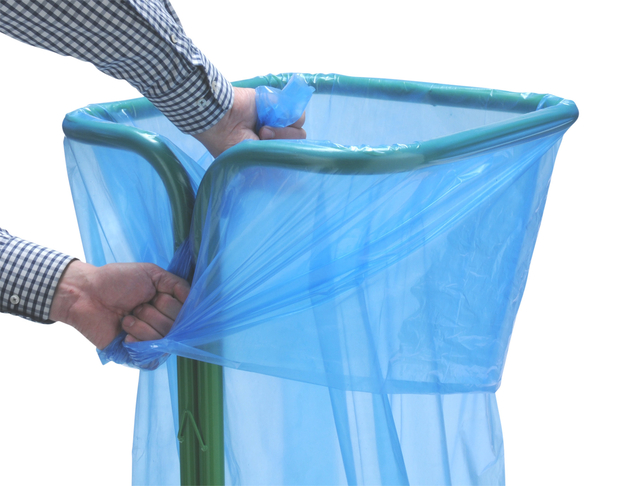 Zakhouder Vepa Bins zelfklemmend 400 liter groen