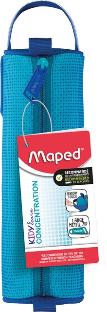 Etui Maped Kidy Learn Concentration rond blauw