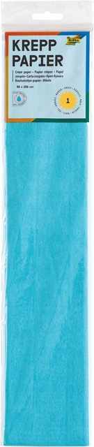 Crêpepapier Folia 250x50cm nr120 lichtblau