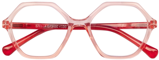Leesbril I Need You Stella +2.50 dpt roze