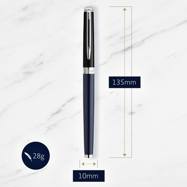 Vulpen Waterman Hémisphère Colour Blocking black en blue CT fi