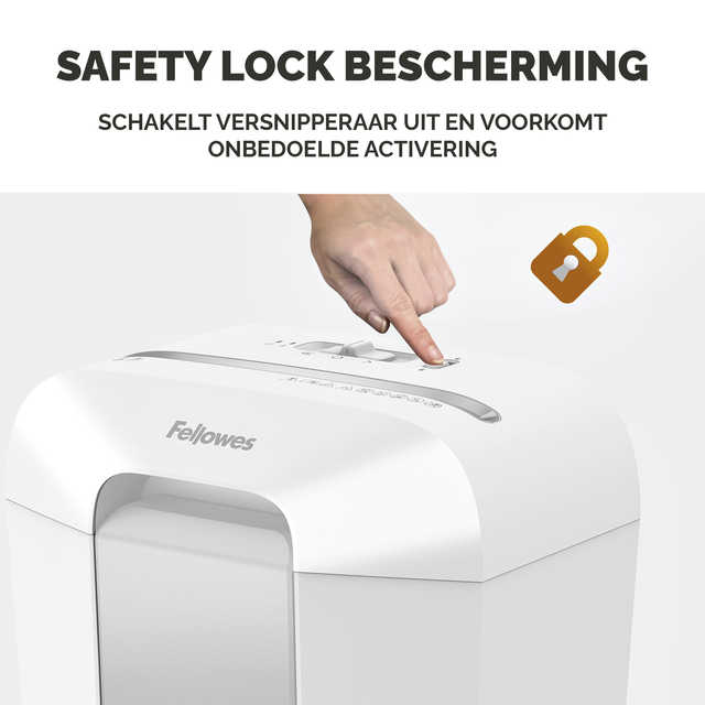 Paper shredder Fellowes Powershred LX70 4x40mm white