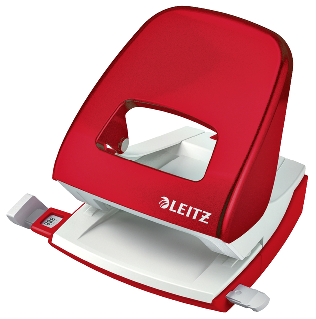 Perforator Leitz WOW 5008 Nexxt  metaal 30 vel rood