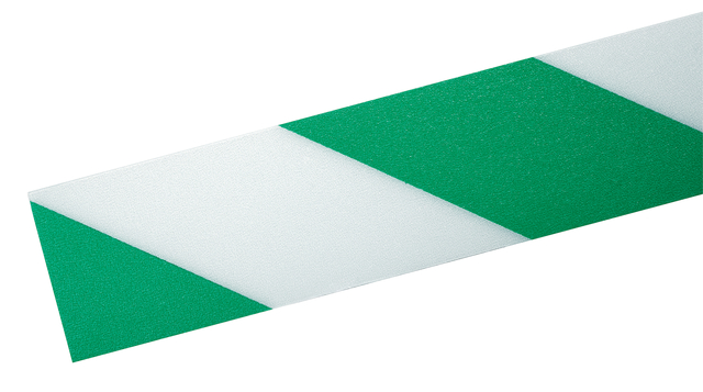 Vloermarkeringstape DURALINE 50mmx30m groen-wit