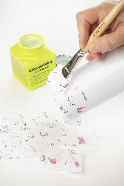 Hobbypapier Décopatch 30x40cm set à 4 vel thema Ode aan de vrouw
