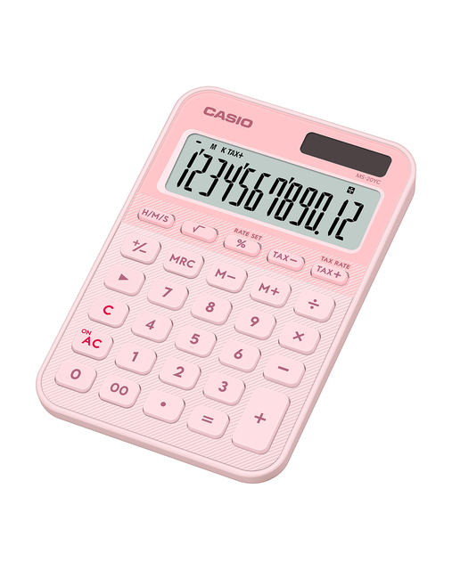 Rekenmachine Casio MS-20YC-LP roze
