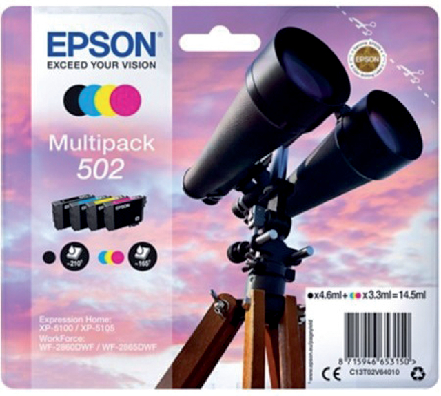 EPSON Multipack 4-colours 502 Ink