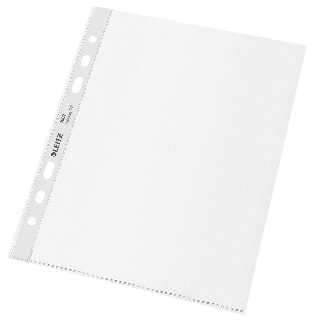 Showtas Leitz Recycle 100µ 6-gaats PP A5 transparant 25 stuk