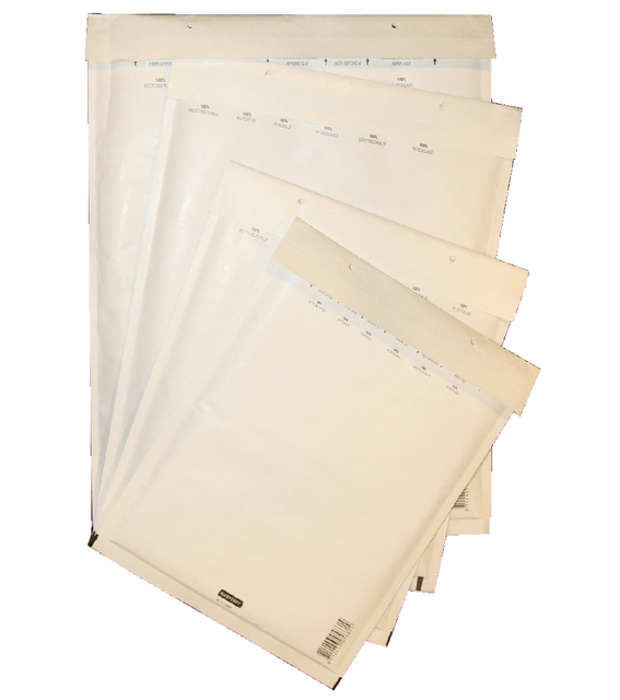Bubble envelope Quantore no. 17 250x350mm white 5 pieces
