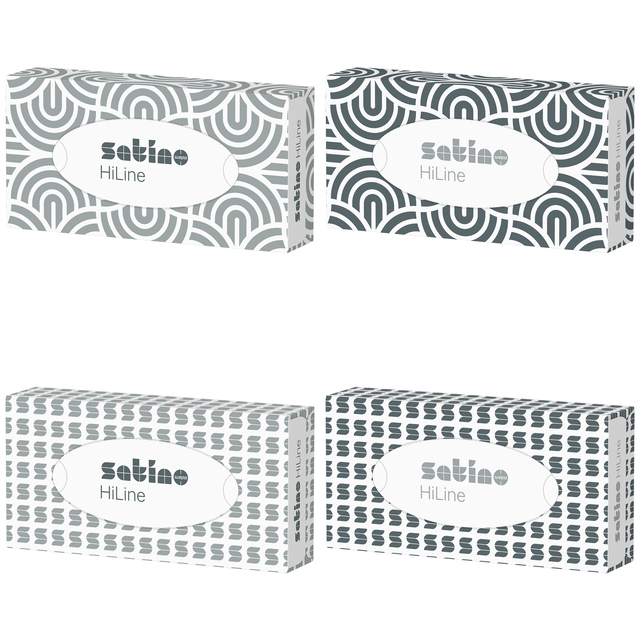 Facial tissues Satino 2-laags 100 vel wit 206450