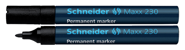 Marker Schneider Maxx 230 permanent bullet tip black