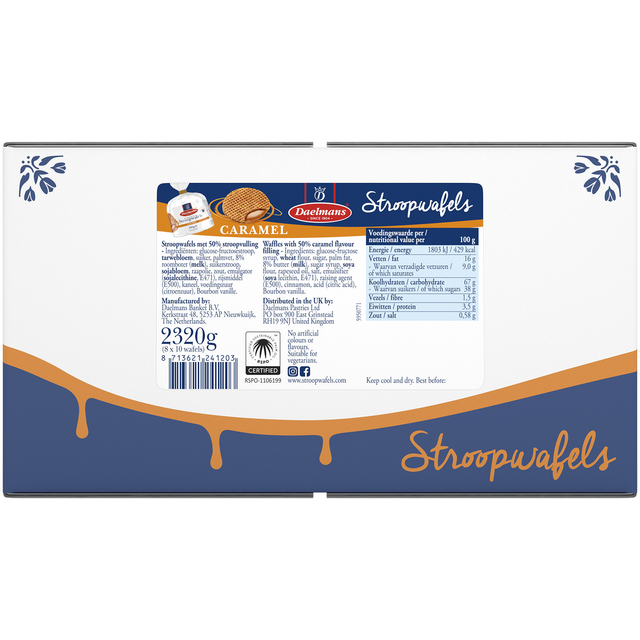 Stroopwafel Daelmans toefzak 290 gram