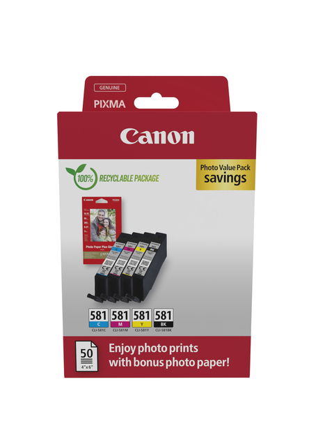CANON INK CLI-581 C/M/Y/BK MULTI BL