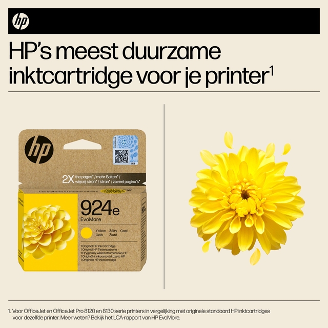 Inktcartridge HP 4K0U9NE 924E Evomore geel