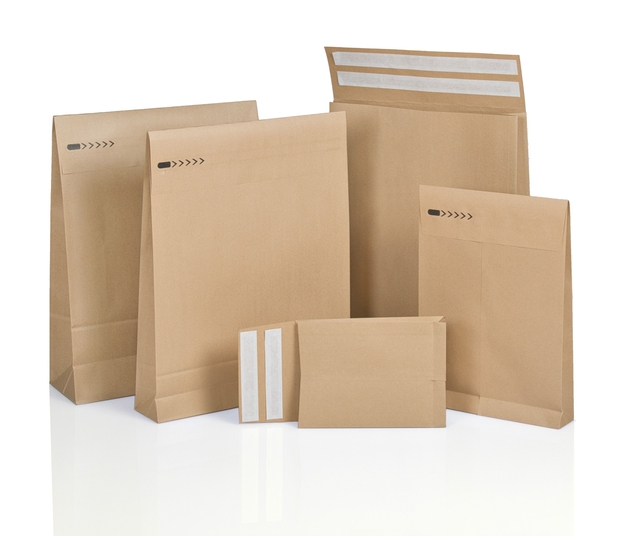 E-Commerce envelop IEZZY 350x450x120+100mm met retoursluiting br 200st