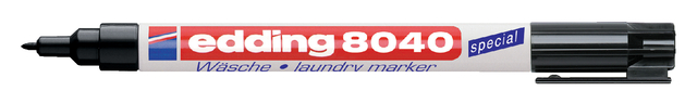 edding 8040 laundry marker blister of 1 black