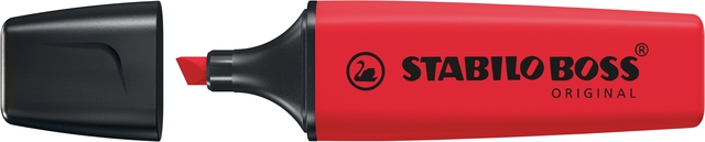Markeerstift STABILO Boss 70/48 echt rood display à 15 stuks
