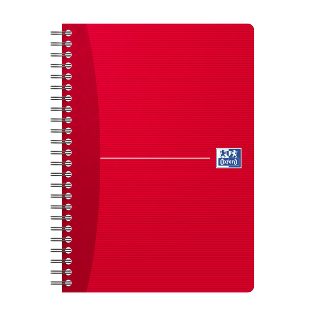 OXFORD Office Essentials A5 Soft Card Twin-wire Notebook Ruled 180 Pages Assorted Colours SCRIBZEE® Compatibl