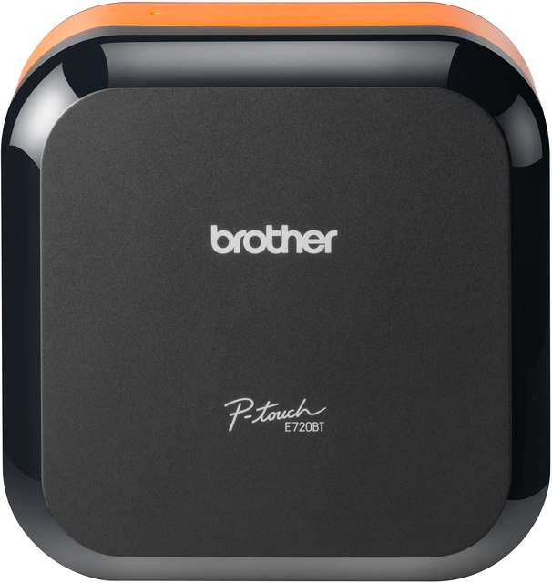 Labelprinter Brother P-touch Cube Plus TZe PT-E720BT desktop 24mm oranje