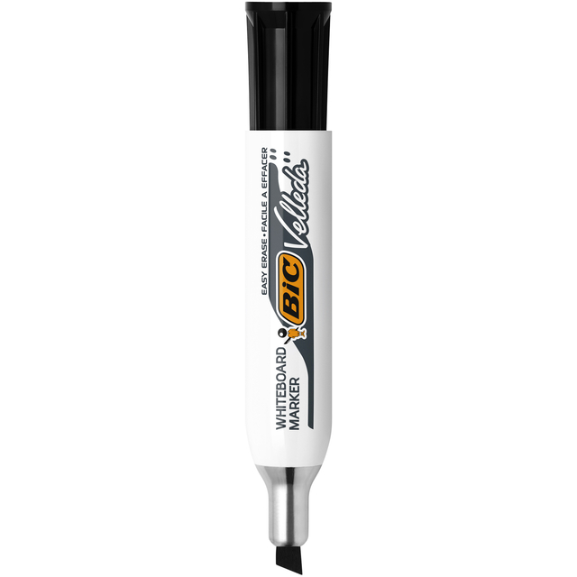 Viltstift Bic Velleda 1781 whiteboard schuin large zwart