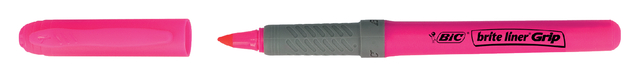 Markeerstift Bic grip assorti etui à 5 stuk