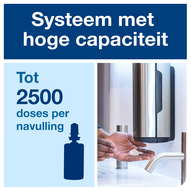 Soap dispenser Tork image line S4 Intiution Sensor stainless steel 460009