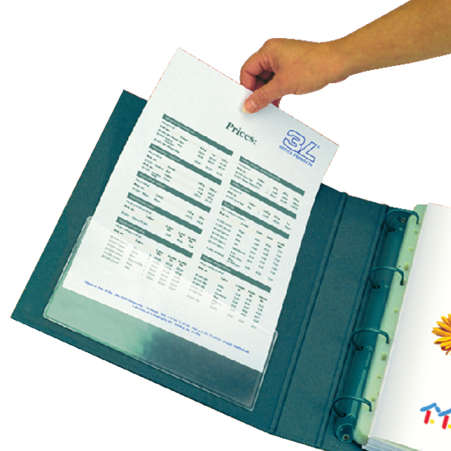 5x 3L adhesive filling pockets A5 - left