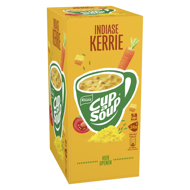 Cup-a-Soup Knorr Indiase kerrie 24x140ml