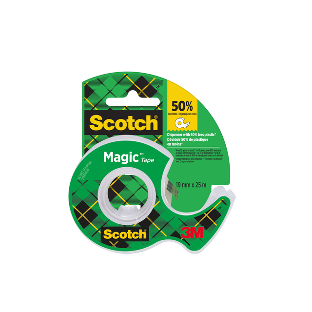 Adhesive tape Scotch Magic 810 19mmx25m invisible + adhesive hand holder