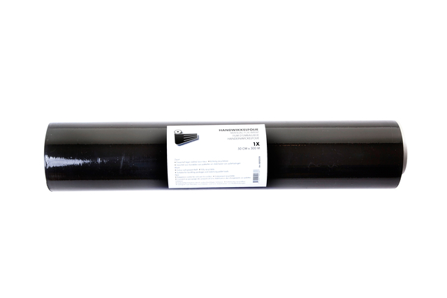 Wrapping foil IEZZY 500mmx300m 20mu black