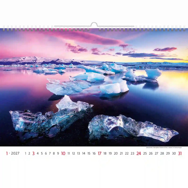 Kalender 2027 Helma 365 31.5x45cm Nationale parken