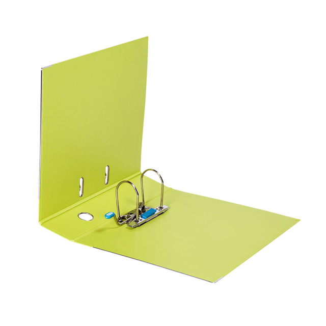 ELBA Lever Arch File Rado "smart Pro+", exchangeable spine label, A4 Spine 80 mm 2 Rings PP/PP Green