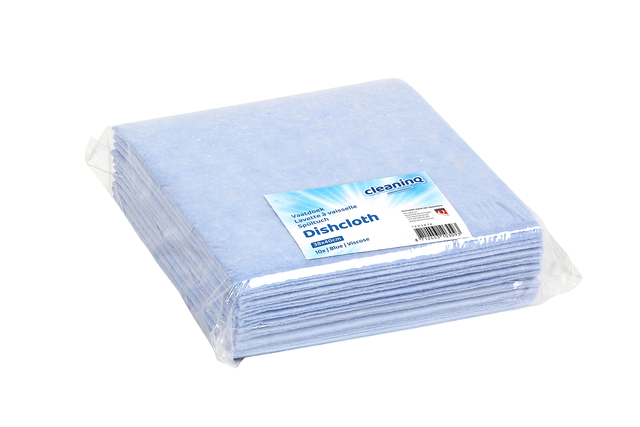 CLNQ Cloth Viscose 38x40cm Blue 10PCS