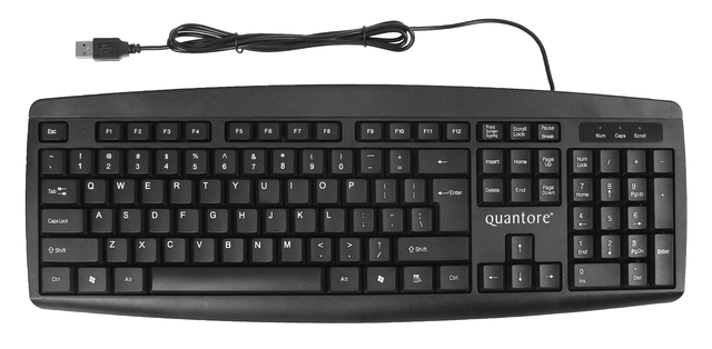 Keyboard Quantore qwerty black