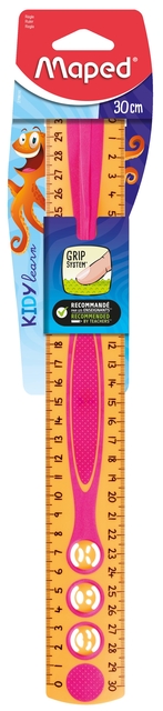 RULER MAPED KIDYGRIP 30CM