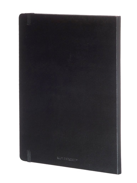 Notitieboek Moleskine XL 190x250mm blanco hard cover zwart