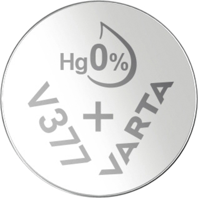 Batterij Varta knoopcel V377 horloge blister à 1stu