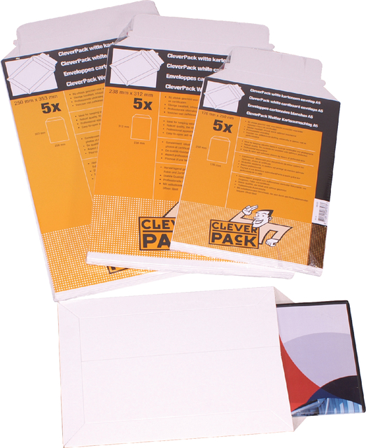Pocket B4,CLEVERPAC,SEND,C,WHITE,SP,tr,G