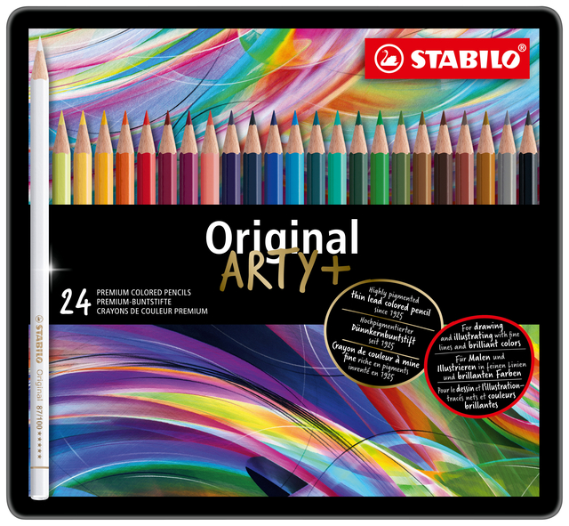 Kleurpotloden STABILO 8774 Original Arty assorti blik à 24 stuk