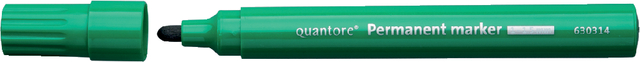 Permanent marker Quantore round 1-1.5mm green