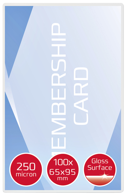 GBC Card Laminating Pouches
