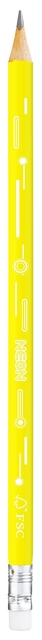 Grafietpotlood Maped Neon met gum pot à 72 stuks assorti