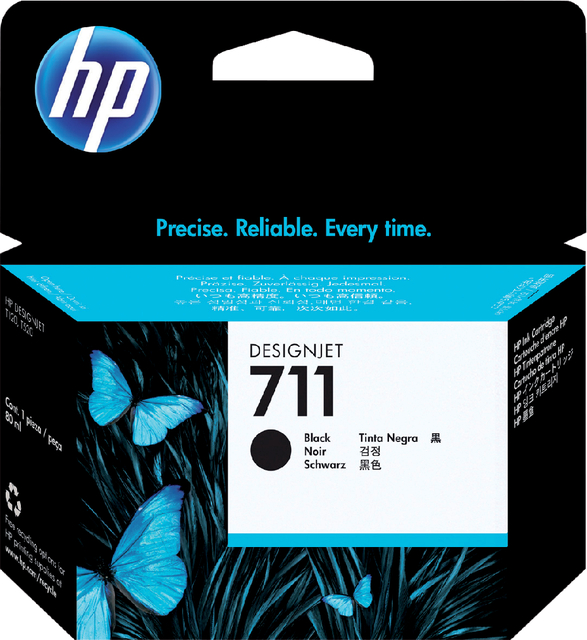 HP 711 Ink Cart 80ml Black CZ133A