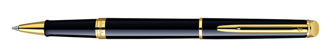 Rollerpen Waterman Hémisphère black lacquer GT fi
