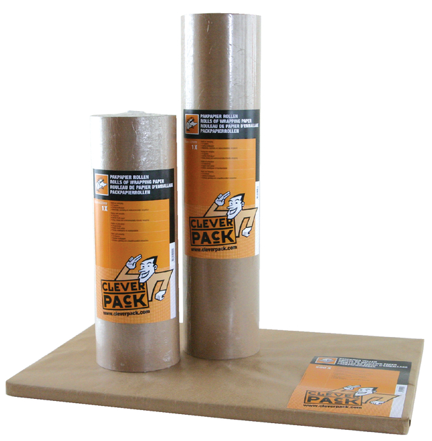Inpakpapier CleverPack kraft 70gr 500mmx220m