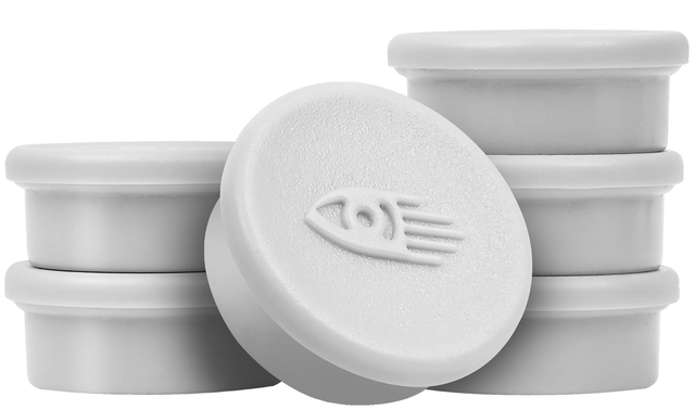Legamaster magnet 20mm white 8pcs C&C