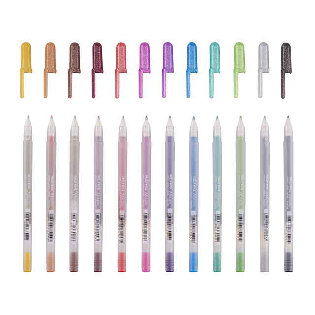 Gelschrijver Sakura Gelly Roll Metallic glans assorti