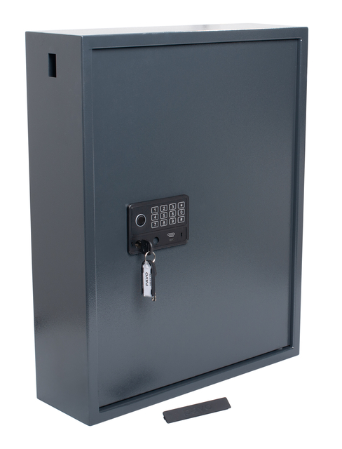 Key cabinet Pavo high security magnetic with fingerprint lock 100 hooks 600x480x150mm