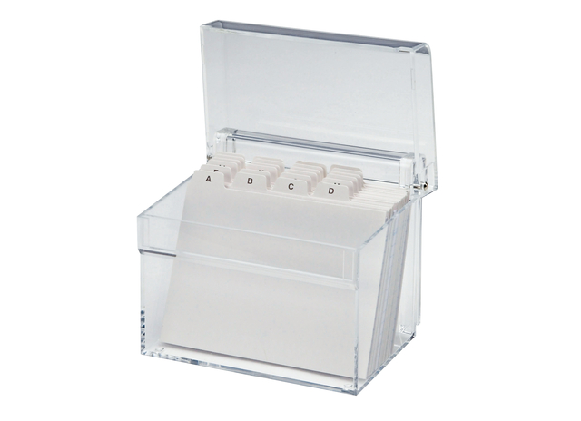 Acrylic Index Card Box, DIN A7