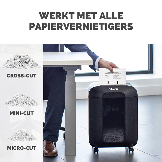 Olievellen voor papiervernietiger Fellowes Powershred Performance+ 10 vel